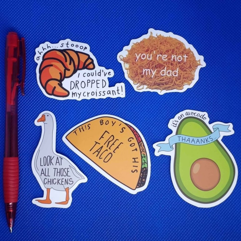 🪅Funny Sticker Mix 5 Pieces- Set 13🪅